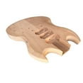 thumbnail image 3 of DIY Electric Guitar Body for Replacement Mahogany Wood HHH Pickups Set in Heel, 3 of 5