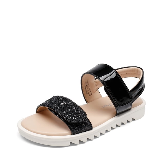 Sandalias para Niñas DREAM PAIRS SDLS2303K Negro con Brillo Talla 4 para Niñas Grandes