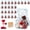 Blue-24PCS, variant on Gummy Bear Containers Plastic, 12 PCS Gummy Bear Jar Container, Valentine’s Day Gummy Bear Containers, Creative Bears Shaped Container for Gifts & Party Decor