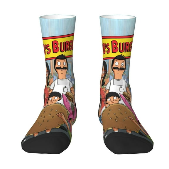 Bob's Burgers Socks Crew Novelty Socks Casual Dress Gifts For Men Women