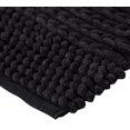 thumbnail image 2 of Affinity Linens LBD22X60RG-BLK Braided & Loop Chenille Oversized Bath Rug, Black - 22 x 60 in., 2 of 3