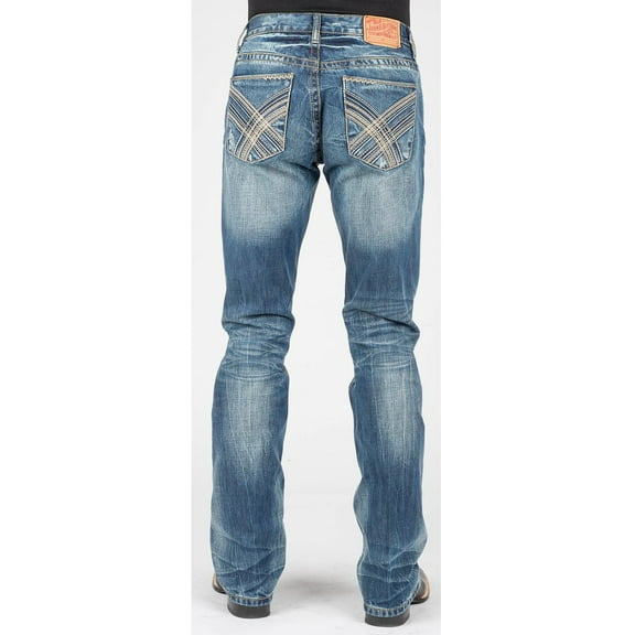 Stetson Men's Rocks Fit Jeans Boot Cut - 11-004-1014-4082 Bu