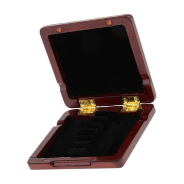 facefd Wooden Oboe Reed Case Box for 6pcs Oboe Reed Case Oboe Reed Holder Strong Red