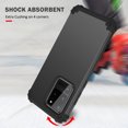 thumbnail image 6 of Galaxy S20 Ultra Case Cover,  PC TPU Hybrid Cover Heavy Duty Protective Defender Bumper Shockproof Drop Proof Wireless Charging Support Back Cover Case for Samsung Galaxy S20 Ultra,Black, 6 of 22