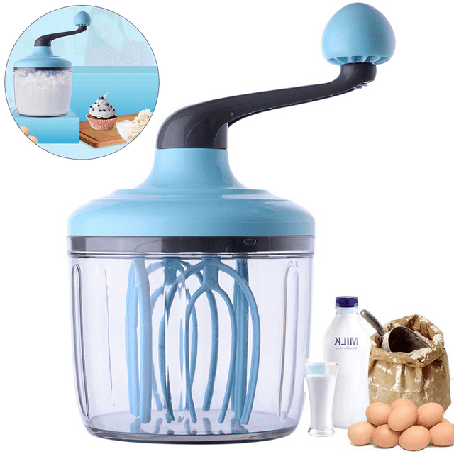 Batidor Manual De Huevos Manivela, Mezclador Manual Multifuncional Manual De Plástico Batidor De Huevos Cocina Comedor Y Bar Vhermosa 2033723