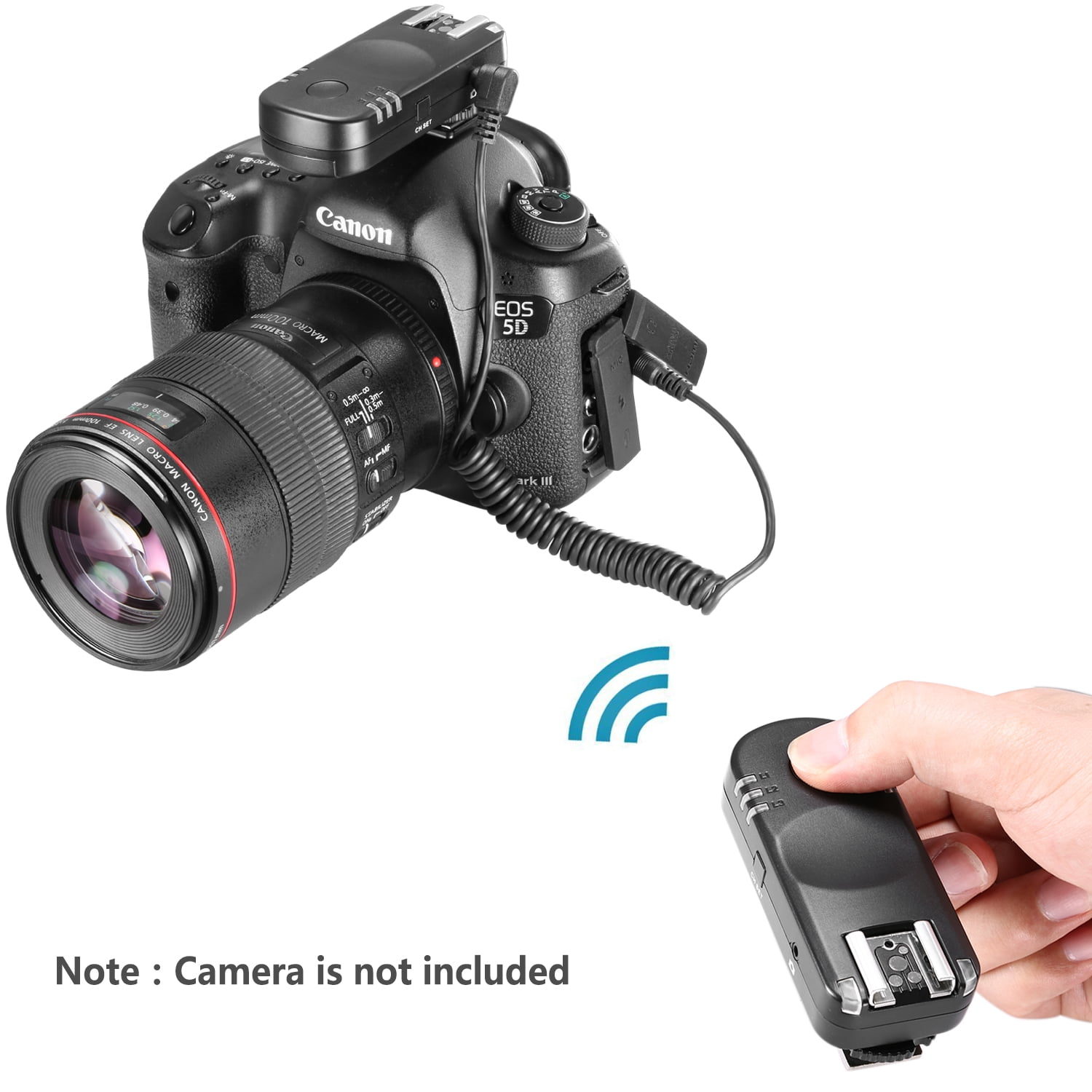 Such as 1D Mark II III IV 5D Mark II III IV 1100D 1000D 700D 650D 600D 500D 450D 100D 60D Neewer 2.4GHz 7-Channel Wireless Remote Flash Trigger Transceiver Single for Canon DSLR Cameras 