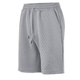 thumbnail image 4 of Lovzfmll Men's Summer Beach Casual Running Sports Shorts, 5-Inch Straight Leg Athletic Bermuda Shorts Navy, 2XL, 4 of 8