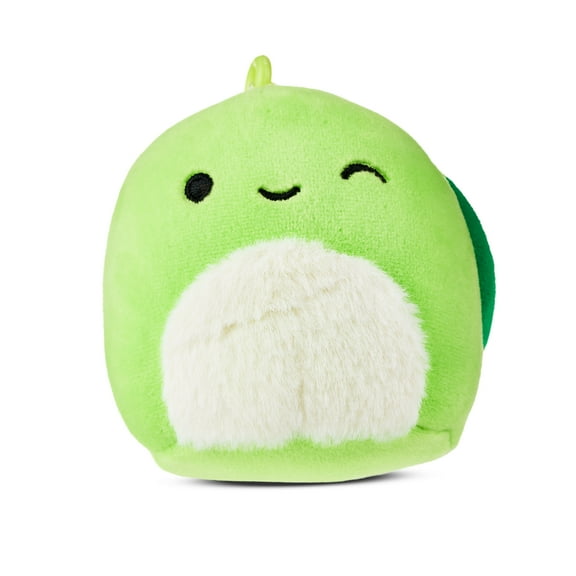Squishmallows Original 3.5 inch Henry the Winking Turtle with Fuzzy Belly - Child's Ultra Soft Stuffed Plush Clip-on