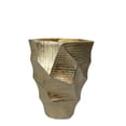 thumbnail image 1 of Jarron dorado escultorico Creaciones Dekora 23cm, 1 of 5