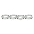 thumbnail image 2 of 4Inch Muffin Crumpet Rings, 40 Stainless Steel Double Tart Ring, 2 of 7