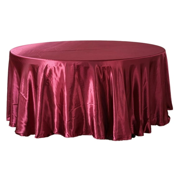 TEKTRUM Seamless 108" Wedding Polyester Tablecloth