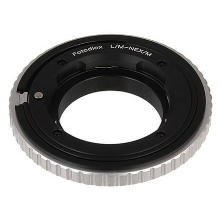 Fotodiox Lens Mount Adapter, Leica M Lens to Sony E-Mount NEX Camera with Macro Focusing Helicoid, Leica M - NEX Macro; fits Sony NEX 3, 5, 7 and NEX FS-100, (Best Lens For Sony Nex Fs100)