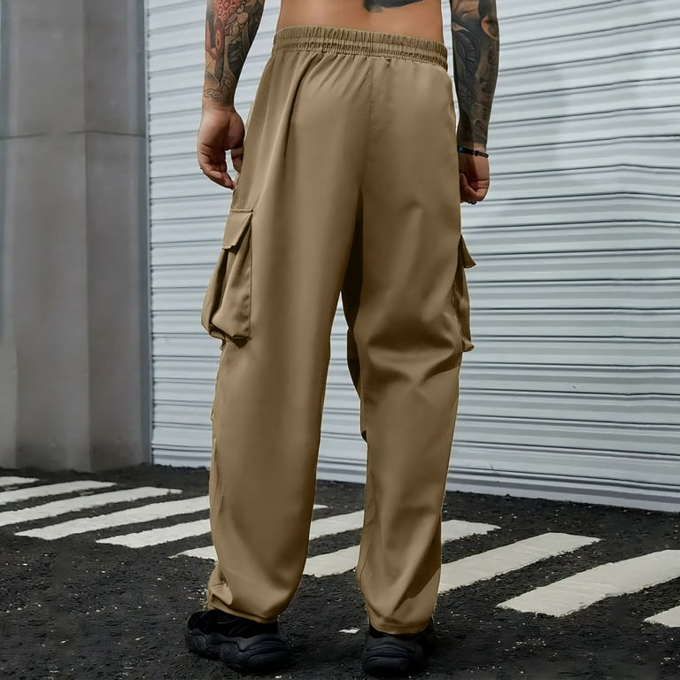 Dxzfnsa Cargo Pants for Men Casual Cotton Lightweight Relaxed Fit