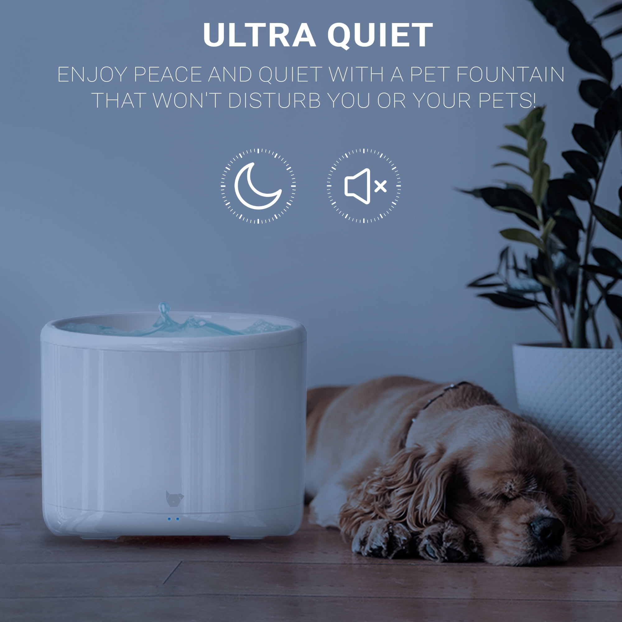 Instachew Purrflow Smart Cat & Dog Water Fountain: Automatic Dog and Cat Water Dispenser