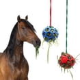 thumbnail image 1 of Jouet Distributeur de Friandises pour Cheval Balle Suspendue Jouet d'Alimentation pour Cheval Soulage le Stress Stand Stable, 1 of 8