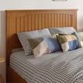 thumbnail image 2 of Pemberly Row Full Coastal Solid Wood Panel Headboard in Light Toffee, 2 of 9