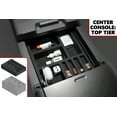 thumbnail image 3 of Red Hound Auto Center Console Organizer 2 Piece Stacking Set Vehicle Organizational System Inserts Compatible with Honda Odyssey 2005 2006 2007 2008 2009 2010 Black Anti-Rattle, 3 of 7