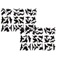 thumbnail image 2 of 8Pcs Warnings Window Clings Bird Shape Sticker Avoid Birds Strikesfor Decorating Your Glass Doors. (Black Birds), 2 of 6