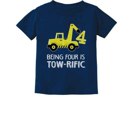

Tstars Boys Unisex4th Birthday Gift Tractor Constructions Tshirt Birthday Gift for 4 Year Old Birthday Gift for Boys Birthday Party B Day Toddler Kids T Shirt