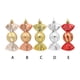 thumbnail image 3 of Advancent 5 piezas de bolas de dulces de Navidad que cuelgan las decoraciones navideñas DIY Art Tree Wall Pendant Atmósferas Ornament Home Type3 NO3, 3 of 6