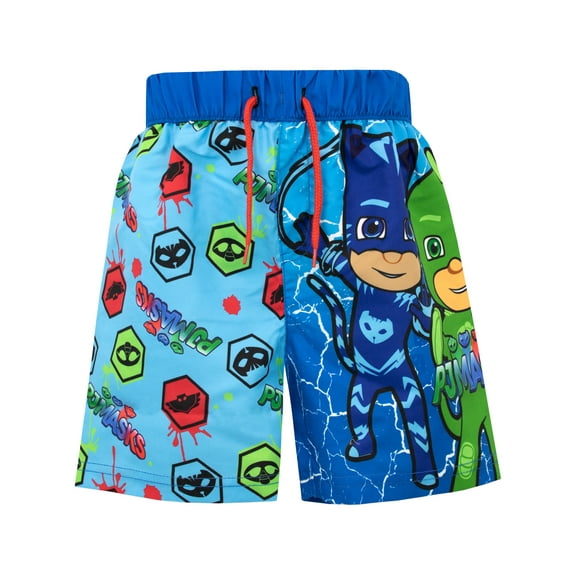 PJ Masks Boys Swim Shorts Blue Sizes 2T-5