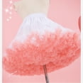 thumbnail image 2 of Enagua con cintura elástica para mujer, de hinchada, vestido de Ballet de princesa, niños y niñas Enagua Enagua corta de crinolina, 2 of 7