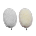thumbnail image 2 of Yuarrent Esponja de ducha de baño de lufa, depurador de limpieza, suministros para la piel, accesorios, herramientas ligeras ovaladas, cuidado de masaje Juegos de accesorios de baño Beige Yuarrent HA076967-02, 2 of 6
