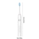 thumbnail image 4 of Cepillo de dientes eléctrico para adultos | 8 cabezales de cepillo de repuesto | 5 modos de limpieza | 42000 VPM | USB recargable | Batería de larga duración | Resistente al agua IP65 | Cerdas, 4 of 8