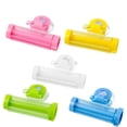 thumbnail image 4 of MasteelfCA 6pcs Creative Suction Cup Toothpaste Extruder Multi Function Reelable Facial Toothpaste Manual Extruder (Random Color), 4 of 8