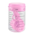 thumbnail image 1 of Juego de tazas y cucharas medidoras con escala, té, café, utensilios para hornear Rosa claro Sunnimix Cucharas de medir de cocina, 1 of 7