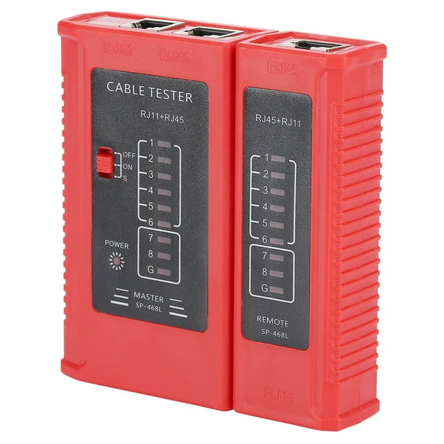 Probador De Cables De Red WZ-468 Prueba LAN Ethernet RJ45 Y RJ11