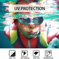 thumbnail image 3 of BadPiggies Anti Fog UV Protection Swim Goggles, Adjustable No Leaking Unisex Swimming Glasses for Adult Youth (White), 3 of 10