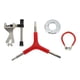 thumbnail image 1 of 1 juego de llave para radios de bicicleta de montaña, herramienta para radios de bicicleta, palanca para neumáticos, llanta de bicicleta, herramientas de bolsillo para reparación de bicicletas., 1 of 8
