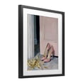 thumbnail image 2 of Stupell Industries Contemporary Pink High Heels & Tinsel Black Framed Print Under Glass, 17 x 21, by The Prints Vibe, 2 of 8