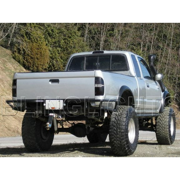 For 98 99 00 Toyota Tacoma Tinted Smoked Taillamp Taillight Overlays Film Protection