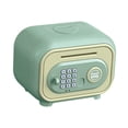 thumbnail image 3 of Alcancías electrónicas, cerradura con contraseña, bonita decoración para el hogar, caja de dinero automática, cajero automático, máquina de ahorros verde, 3 of 8