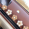 thumbnail image 5 of Jkung 2/3Pcs Sweet Flower Shape Car Mini Hooks Dashboard Backseat Car Hanger Organizer Purse Earphone Charging Cable Adhesive Hooks, 5 of 8