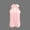 Pink, variant on Women's Sexy Tie Detail Halter Neck Top – Slim-Fit Solid Color Sleeveless Blouse with Back Zipper Green，XXL