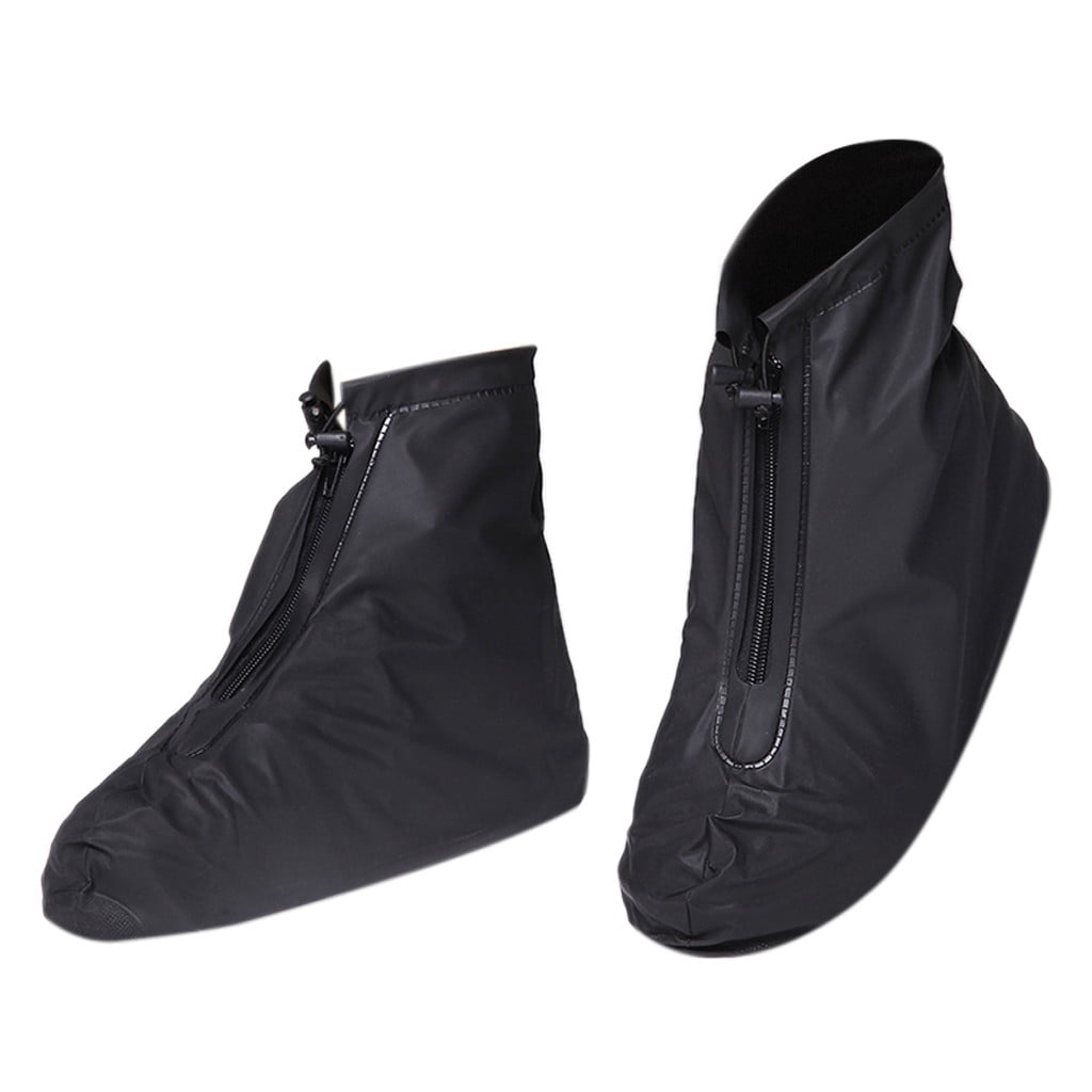 2pc Reusable Rain Snow Shoe Covers Waterproof Men Boot Gear Anti-Slip Recyclable 