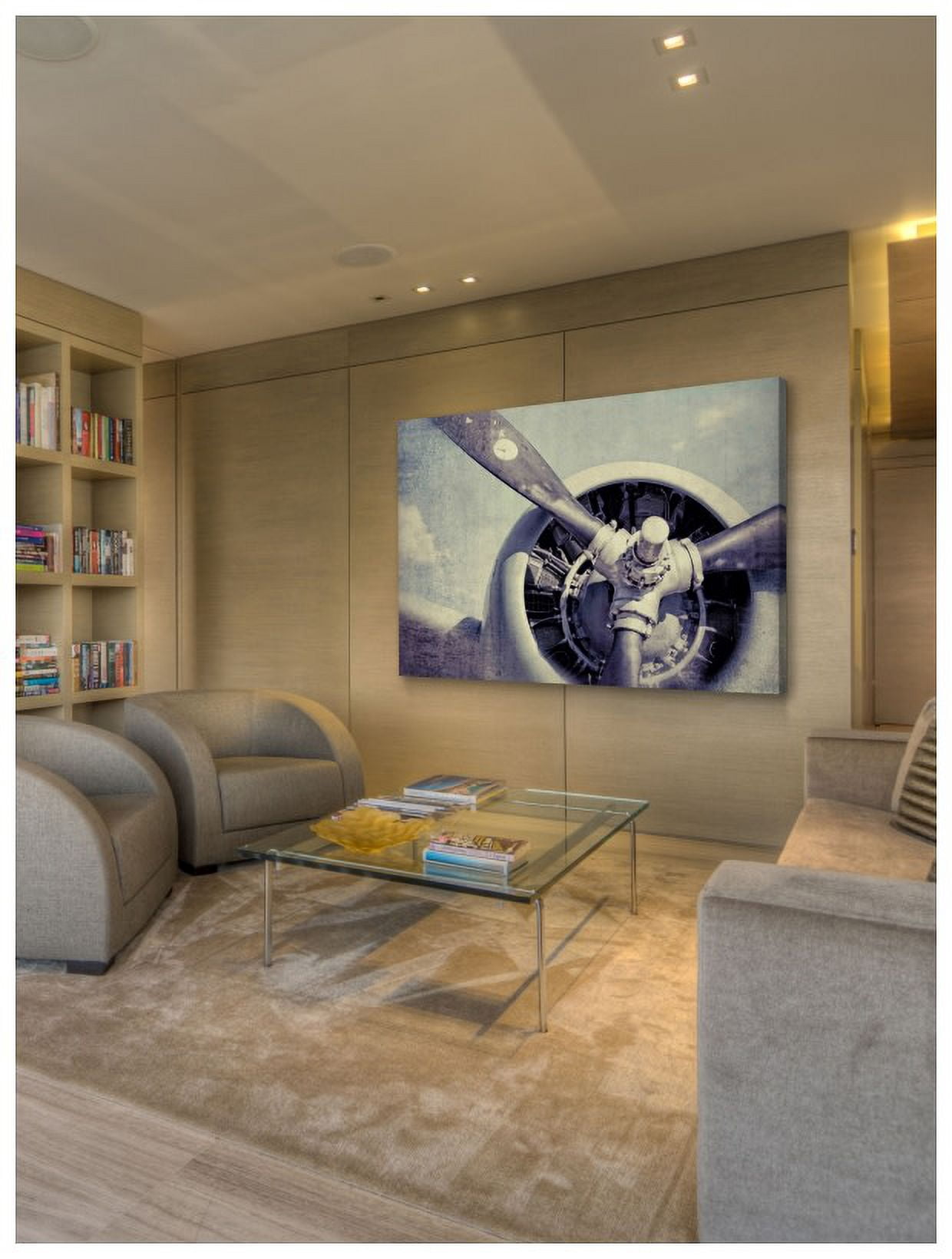 "Altitude 7" Painting Print on Wrapped Canvas