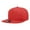 Red, variant on Decky 1064 5 Panel High Profile Structured Cotton Blend Snapback-Red
