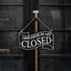 thumbnail image 4 of Wooden Double Sided Store Open And Closed Signs For Store Business Or Home (black) GuanGuan, 4 of 4