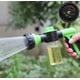 thumbnail image 2 of Pistola pulverizadora para manguera de jardín, accesorio para manguera de jardín de alta presión con tanque de jabón/fertilizante, aspersor de lavado a chorro de 8 modos, 1 unidad, verde, 2 of 5