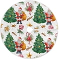 thumbnail image 1 of FMSHPON Christmas TreeSanta ClausGift Xmas Christmas Tree Skirt Stand Mat for Holiday Party Decoration Indoor Outdoor 48 inches, 1 of 6