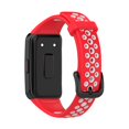 thumbnail image 3 of Compatible Con Huawei Band 6 / Honor Band 6 Tpu Correa De Reloj Impermeable Correa De Repuesto De Doble Color Inevent EL017268-08, 3 of 5