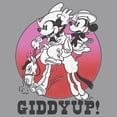thumbnail image 2 of Boy's Mickey & Friends Mickey and Minnie Giddyup!  Pull Over Hoodie Athletic Heather Large, 2 of 4