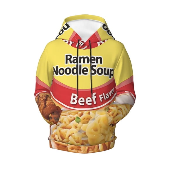 Boys Girls Ramen Noodle Chicken Pullover Hoodies 3D Print Novelty Colorful Kids Hoodie Sweatshirts With Pocket