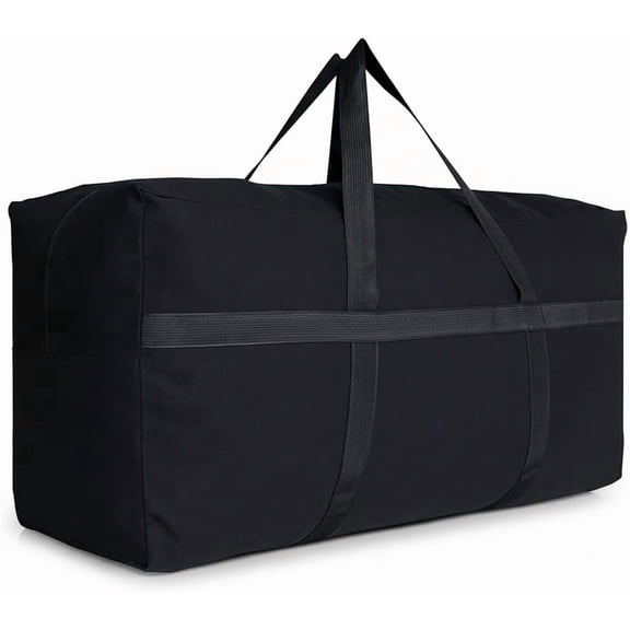 Extra Large Storage Duffle Bag with Zippers and Handles, Big Foldable Duffle Bag for Travel