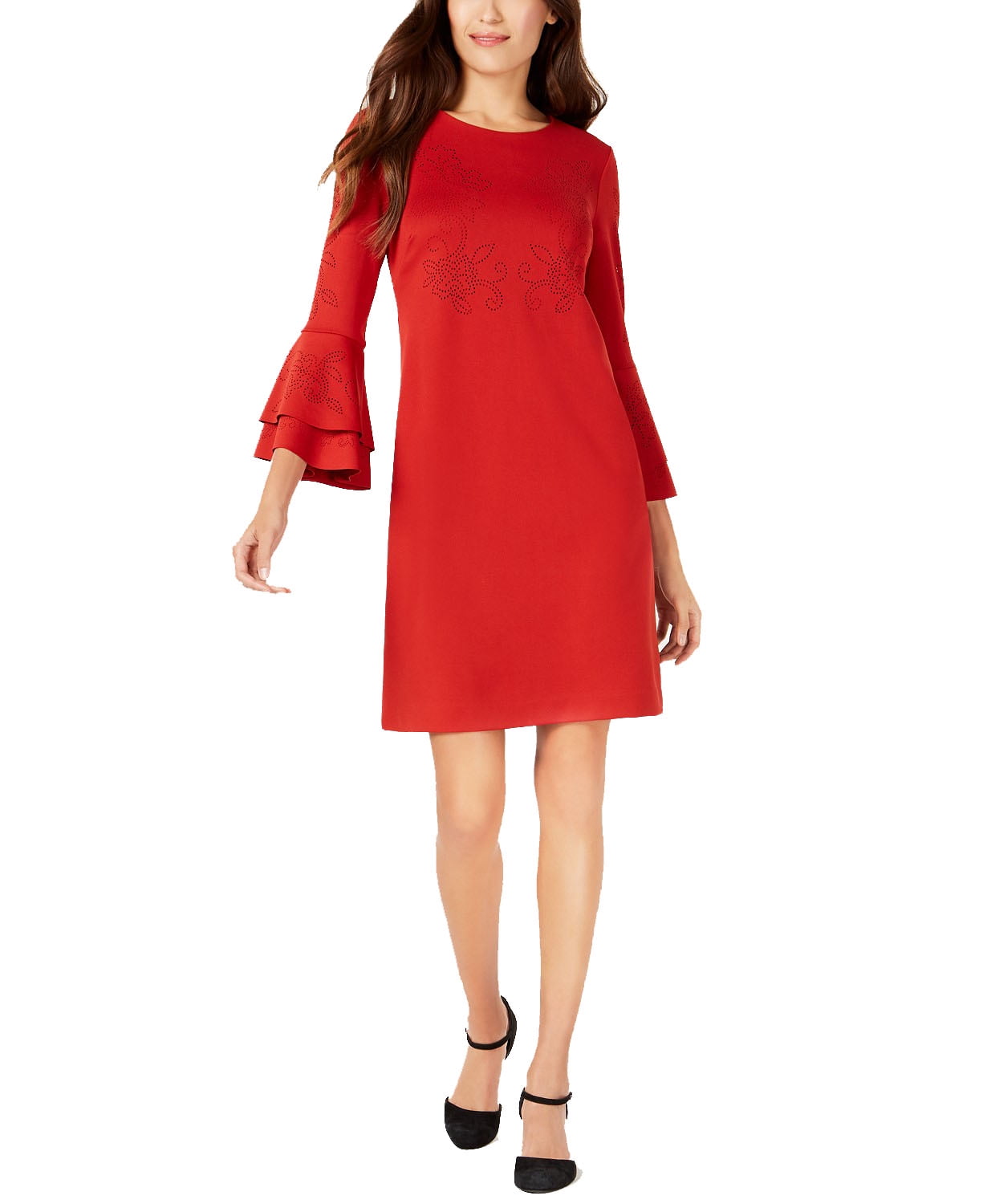 alfani red dress