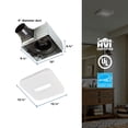thumbnail image 3 of Ventilador de baño Broan-NuTone AER80CCTK CleanCover 80CFM 0.7Sone White, 3 of 6